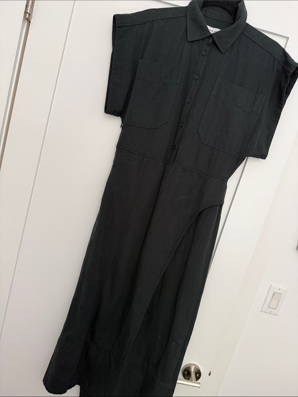 Apiece Apart YELENA WRAP DRESS FOREST RIVER- size 6, NWOT - Picture 6 of 8